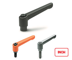 GN 300 - GN 300.1 - GN 300.5 (inch sizes)-Adjustable handles